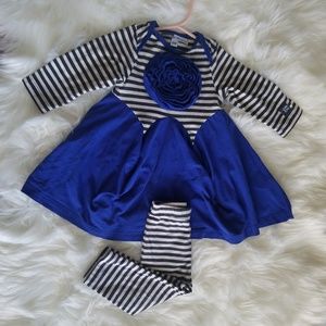 SOLD kashka boutique  tunic  set 6-9 months